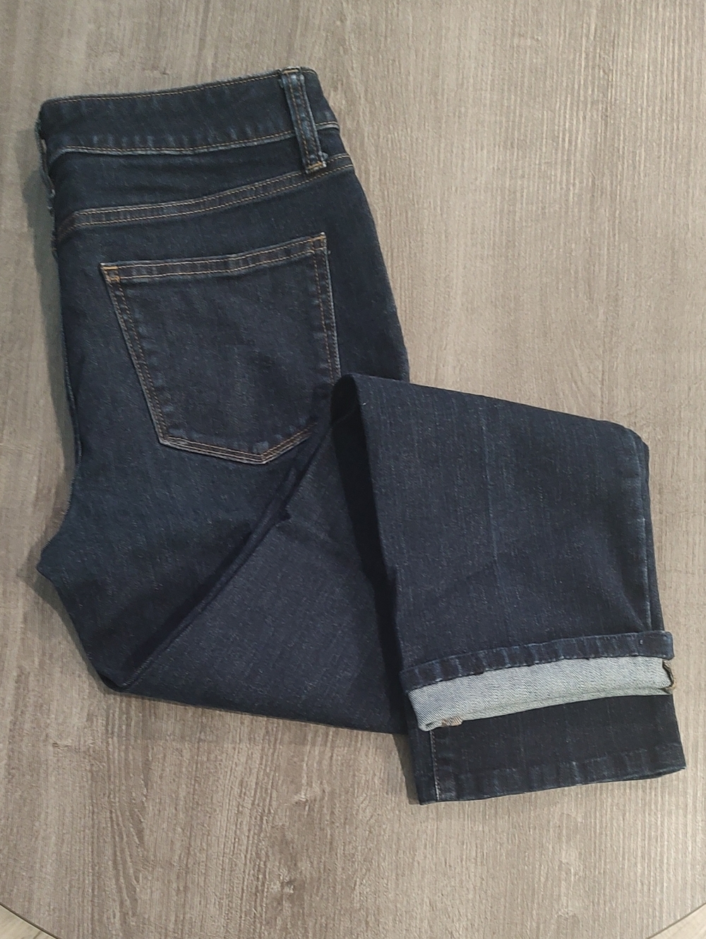 St. John's Bay Dark Blue Straight-Leg Men's Jeans